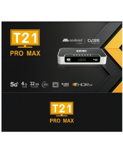 رسيفر اندرويد مع ستالايت T21 PRO MAX 