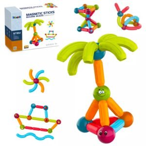 MAGNETIC STICKS Building Blocks - 38 PCS STEM Educational Toy for Kids I Magnetic Construction Learning Toy I Fun Creative Set for Boys & Girls Age 3+