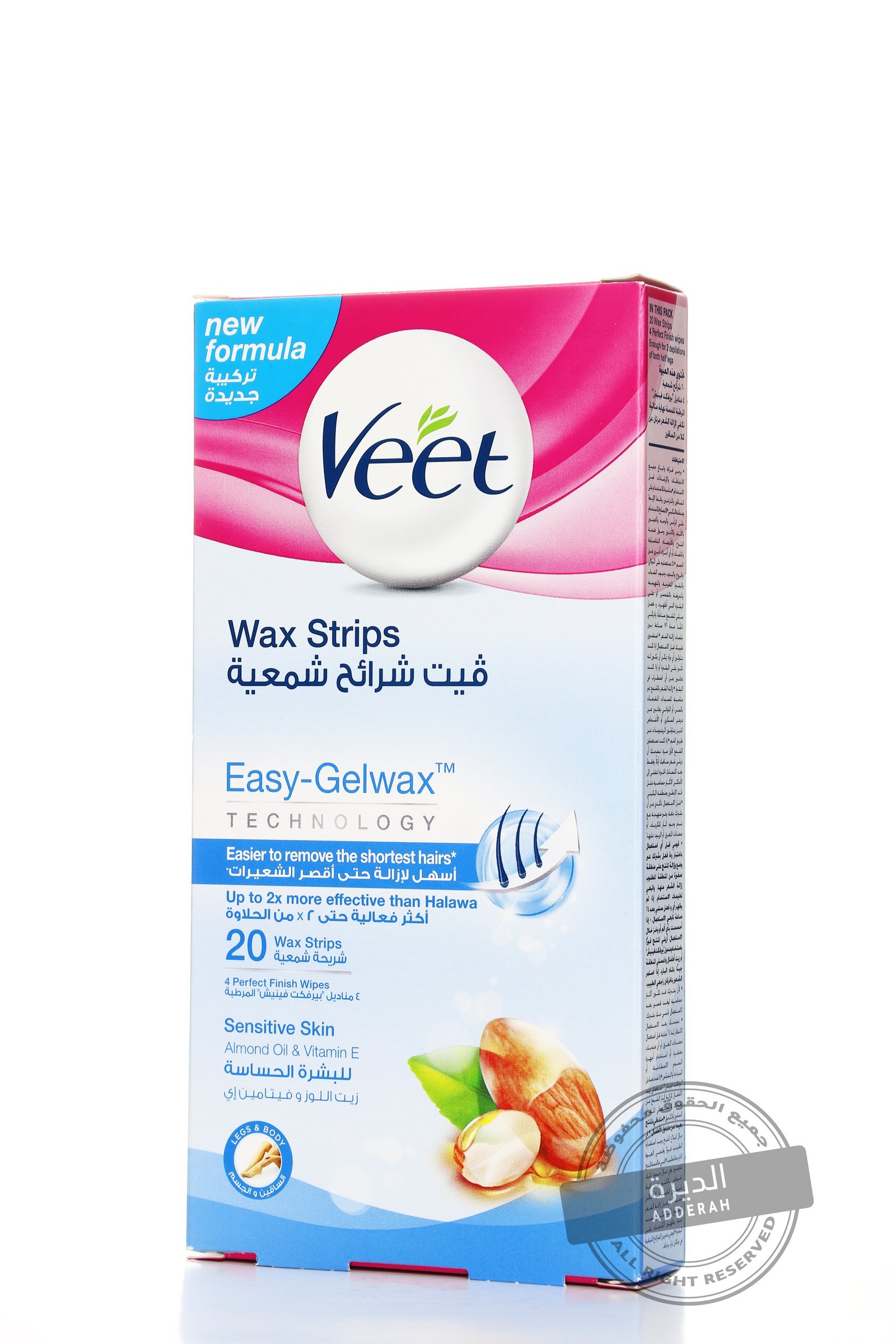فيت شرائح شمعية بشرة حساسة 20 شريحة - 5102