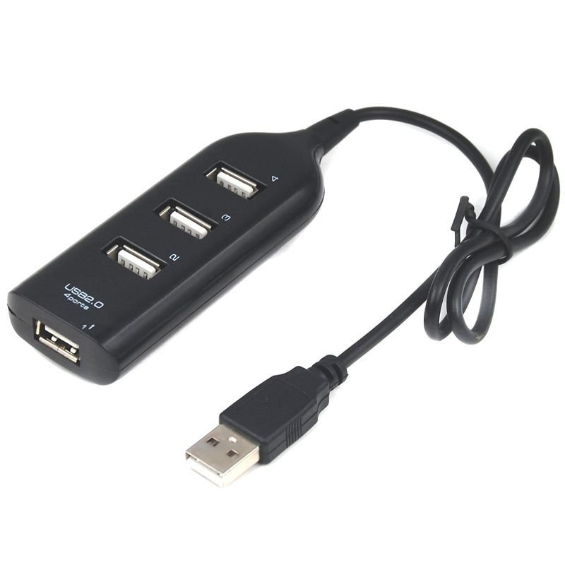 Port USB 2.0 Multi HUB 4 موزع من 4 منافذ يو اس بي لاجهزة اللاب توب والكمبيوتر الشخصي