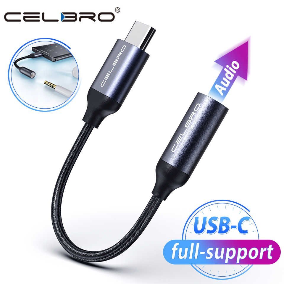 USB تايب سي 3.5ملمتر توصيلة للسماعات AUX للجوالات Oneplus 7 pro Xiaomi Mi 9 8 se Samsung Note 10 Tipo c USB Adapter