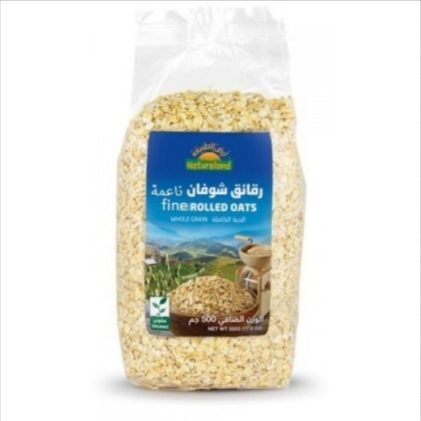 رقائق شوفان ناعمة؛ عضوي