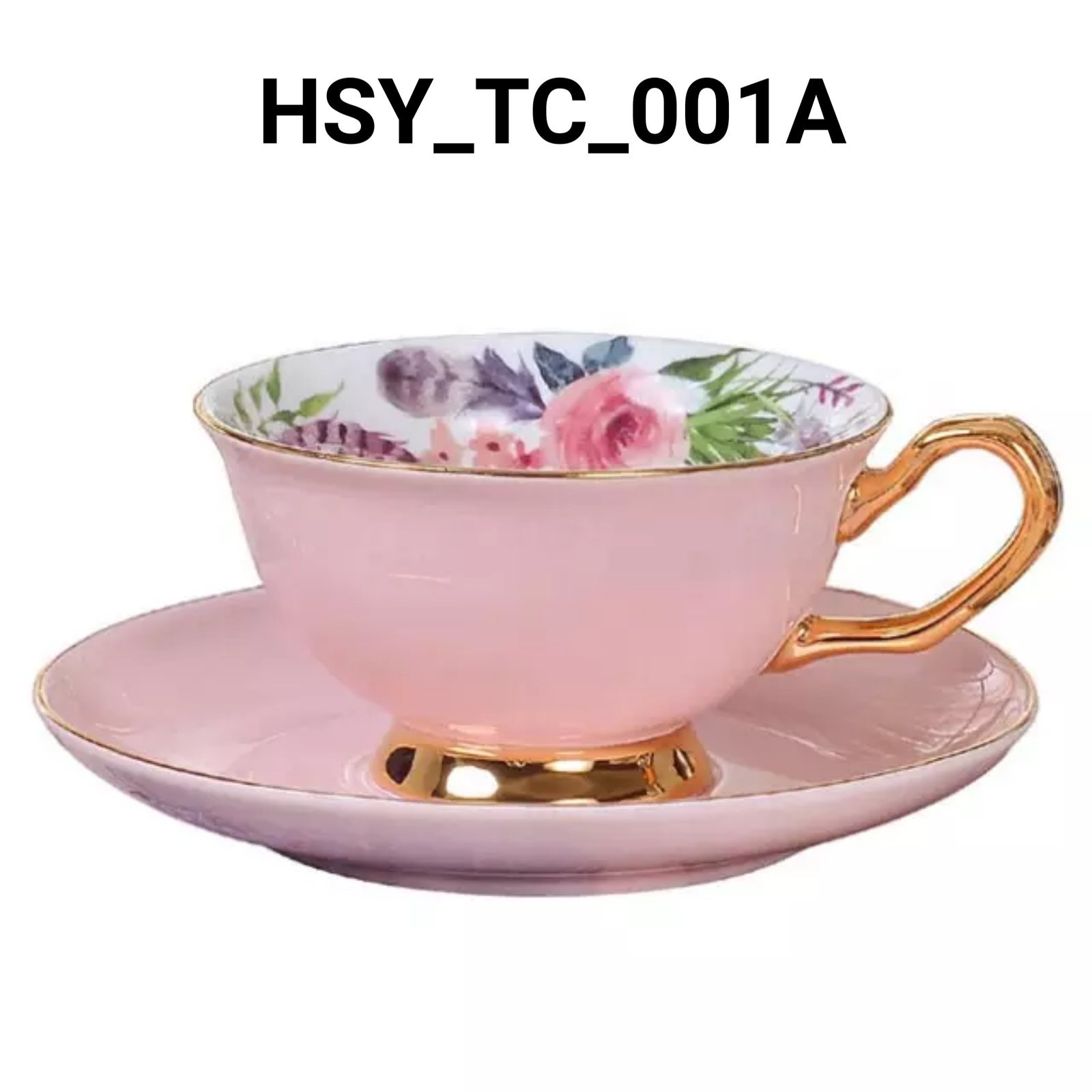 كوب سيراميك مع صحن