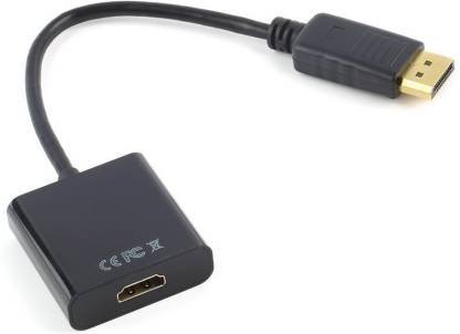 كابل محول بمنفذ من بيج دسبلاي ذكر إلى HDMI أنثى - Cable Display Port DP to HDMI Adapter Cable