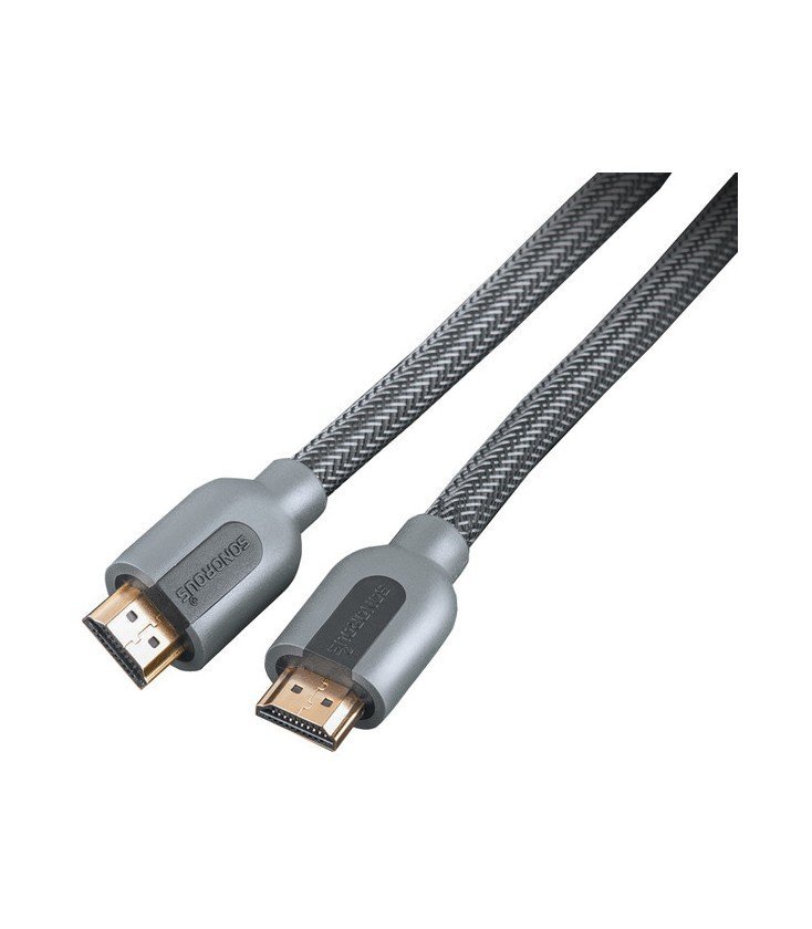 كيبل HDMI عالي الدقة 4K بلون رمادي من سونوروس - 6209
