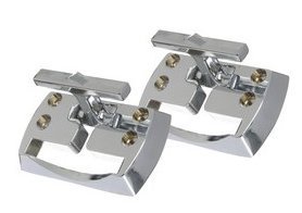 KEEPER - CHROME FOLD AWAY ROPE CLEAT 2 PACK